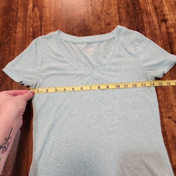 Mossimo plain light blue top - Picture 4 of 5